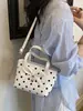 Bolso de mano lindo y elegante estilo coreano de lunares 2026 nuevo de moda de verano bolso de hombro cruzado único
