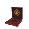 Caja de regalo personalizada, caja de regalo, caja de monedas conmemorativa personalizada, caja de insignia abatible personalizada, 12 x 12 x 2,9 cm