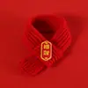 Bufanda de Año Nuevo para Gato Calentador de Cuello para Mascota Babero Estilo Chino Rojo Bufanda de Año Nuevo para Perro Venta al por Mayor