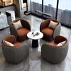 Oficina de Ventas Negociación Sofá Lujo Ligero Moderno Gama Alta Salón de Belleza Área de Descanso Mesa y Silla de Recepción Ocio Combinación