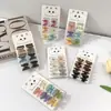 Pinza Pequeña de Mariposa Hueca Paquete de 6 tamaño pequeño Pinza para el Cabello Color Pinza para Flequillo Pinza para el Cabello Accesorios para la Cabeza de Mujer Accesorios para el Cabello Transfronterizos