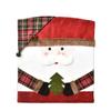 Decoraciones Navideñas Transfronterizas Adornos Europeos y Americanos Muebles para el Hogar Papá Noel Dibujos Animados Funda para Silla Funda para Taburete