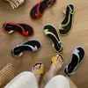 Sandalias de tiras retro estilo coreano Bashagirl para mujer 2025 verano, planas, versátiles, romanas, para playa