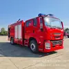 Camión de Bomberos de Espuma Qingling Isuzu de 12 Toneladas Exportado con Gran Capacidad de Líquido, Largo Alcance, Rápido Combate y Extinción de Incendios