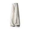 Pantalones de Caída Plisada para Hombre, Novedad Primavera y Verano, Pantalones Casuales Rectos Estilo Americano