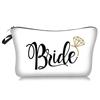 Serie de Novia Transfronteriza y Dama de Honor Bolsa de Cosméticos Almacenamiento de Mano Bolsa de Lavar Bolsa de Viaje Portátil Perezosa