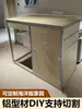Marco de perfil de aluminio fijo, estante de almacenamiento hecho a medida, perfil de aleación de aluminio estándar europeo, material de aluminio para el hogar, armario DIY, carrito pequeño con