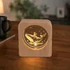 Luz de Noche de Cristal Souvenir Creativo de Cristal Adornos de Escritorio Lámpara de Mesita de Noche Puesto de Manualidades Regalos para Estudiantes y Maestros