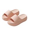 Sandalias y pantuflas eva para mujer sensación de pisar excremento usar suela gruesa hogar interior antideslizante pies sin olor hogar verano baño hombres
