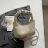 Bolso de Nube de Color Sólido Elegante de Alta Apariencia 2026 Verano Nuevo de Moda Tendencia Personalidad Trendy Ins Bolso Cruzado con Cadena