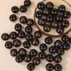 Material de cascabel de cáscara de fruta natural para accesorios de cuentas de llavero DIY hechos a mano, accesorios de pulsera, material de colgante de carillón de viento creativo