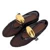 2024 Nuevos Zapatos Planos para Mujer Hebilla Charol Cuadros Transpirables Nicho Hueco Zapatos Individuales Talla Grande Al por Mayor