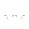 Armações de Titânio Sem Aro em Formato de Borboleta Olho de Gato, Modernas e Estilosas, para Homens e Mulheres, Podem Ser Equipadas com Lentes de Grau Anti-Luz Azul