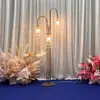 Accesorios para Bodas, Luces para Time-Lapse, Tiras de Hielo de Hierro Forjado, Decoraciones Doradas para Escenario, Decoraciones de Bola de Cristal