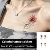Artículo Caliente Transfronterizo Calcomanía de Tatuaje Flor de Tinta Diseño Retro Innovador de Gama Alta para Hombres Mujeres Duradero Impermeable Brazo Pierna