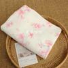 Tecido para Pijama e Roupa de Casa de Gaze de Algodão Dupla Camada Estilo Nacional Pequena Estampa Floral Crepe