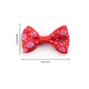 Accesorios de Lazo de Cinta Acanalada DIY Estampado Hecho a Mano Lunares Ropa Accesorios para Muñecas Venta al por Mayor Tejido