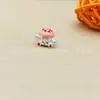 Plata Pura 999 Bolsa para Pastel Baguette Gato Accesorios con Cuentas Cuerda Trenzada Hecho a Mano DIY Cuentas Sueltas Pulsera de Plata Esterlina Cuchara Tenedor Joyería