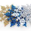 Decoraciones Navideñas Acrílico 10cm Copos de Nieve Suministros Navideños Decoración Colgantes para Árbol de Navidad Polvo Suelto Venta al por Mayor