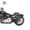 Muscle car Wolf adecuado para Harley Fat 114 bolsa lateral alforja retro caja lateral modificación bolsa para casco cinturón impermeable liberación rápida