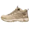 Botas de Nieve Haitu para Hombre Invierno Cuero Genuino Resistentes al Desgaste Forradas de Felpa Engrosadas Cálidas Zapatos de Algodón del Noreste Deportivos Antideslizantes para Exteriores