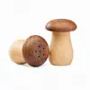 Portapalillos creativo de hongo transfronterizo, decoración de mesa de cocina para el hogar de madera, bonita caja de almacenamiento de palillos, estilo antiguo chino