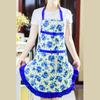 Suministro Directo a Precio de Fábrica del Nuevo Delantal de Cocina con Volantes Espesos Piel de Durazno Versión Coreana Delantal de Encaje de Princesa Moda para el Hogar