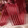Cinta Rayada Coreana Moño DIY Accesorios para el Cabello Ropa Caja de Regalo Accesorios de Empaque para Ramo Cinta de Hilo de Nieve de Satén Cuatro