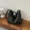 Bolsa de lona com estampa de leopardo e estrelas para mulheres, bolsa de ombro vintage de grande capacidade para o dia a dia, bolsa tote transversal versátil de nicho para estudantes