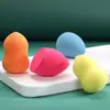 Huevo de belleza en bolsa opp uso dual húmedo y seco puff portátil tipo calabaza gota de agua corte oblicuo no comer polvo huevo de maquillaje