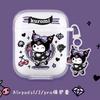 Fun Headset Cat airpods Fone de ouvido sem fio Bluetooth Capa protetora para Apple 1/2 geração Transparente resistente a quedas Capa macia
