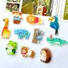 Acessórios de Presilha de Cabelo DIY de Acrílico com Animal de Desenho Animado Decorações Criativas de Headwear Infantil Ondulação d'Água Material para Adesivo de Geladeira