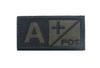 Haike Insignia Parche de Sangre Bordado para Exteriores A+ B+ Ab+ O+ Insignia de Velcro Mochila Insignia Táctica Adhesivo de Tela