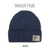 Gorro de Punto con Forro de Lana para Otoño e Invierno para Mujer, Gorro de Esquí Versátil de Estilo Japonés para Circunferencia de Cabeza Grande, Gorro de Lana Grueso Cálido de Moda a Prueba de Frío