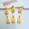 Acessórios de resina atacado acessórios diy material artesanal fivela de sapato chapéu patch de cola creme adorno de cabeça guitarra coelho nota