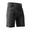 Pantalones cortos de trabajo estilo europeo y americano para correr, duraderos, de secado rápido, transpirables, adecuados para entrenamiento de fitness, pesca y senderismo