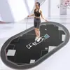 Esterilla Amortiguadora para Saltar la Cuerda, Esterilla de Yoga, Esterilla Antideslizante Silenciosa para Suelo, Esterilla Profesional para Fitness Aeróbico, Alfombra Deportiva Gruesa Insonorizada, Transfronterizo