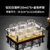 Copos de Licor para Uso Doméstico, Conjunto de Copos de Vidro para Beber, Copos de Shot de Luxo Leve, 0,1kg 0,05kg Copos de Vinho Pequenos de Alta Qualidade com um Design Lindo