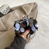 Mini Bolsa 2026 Novo Modelo Moda Europeia e Americana Lantejoula Estilo Celebridade da Internet Corrente de Ombro Único Transversal Bolsa para Batom Feminina