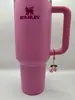 Chaveiro de Gel de Liga da Copa Stanley Corrente de Copo Chaveiro de Cereja Pingente para Bolsa Mochila Acessórios Decorativos