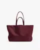Bolsa de Ombro Feminina de Couro Genuíno Estilo Europeu e Americano Personalizada, Bolsa Tote de Couro Portátil de Grande Capacidade, Bolsa Transversal, Bolsa de Mão de Fábrica