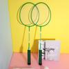 Set de Rackets de Bádminton para Entrenamiento de Estudiantes para Uso en Casa, Set Doble de Rackets de Bádminton para Adultos con Mango de Esponja, Alta Elasticidad y Duradero, Logo Personalizado del Fabricante