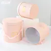 Conjunto Pensado de Três Baldes de Abraço, Baldes de Flores, Buquês de Flores, Caixas de Embalagem de Balões de Aniversário, Materiais para Balde de Presente Floral de Urso