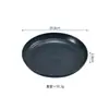Prato Grande Redondo Resistente a Quebras para Frutas, Prato de Plástico de Grau Alimentício para Uso Doméstico, Bandeja Espessada para Hotel Restaurante, Prato para Lanches de Mesa de Jantar