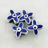 Acessórios para Joias DIY Novo Pingente de Óleo Azul Turquesa Olho Grego Borboleta Amor Contas com Furo Grande Pulseira Miçangas