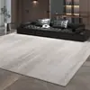 Alfombra para sala de estar, lujo ligero de alta gama, gris, minimalista italiano, alfombrilla para mesita de noche de dormitorio, alfombrilla de suelo de bucle para sofá del hogar
