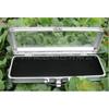 Caja de herramientas acrílica transparente borde de aluminio caja de herramientas de acero inoxidable Yiwu caja de aleación de aluminio hecha a medida