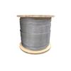 Cuerda de Acero Trenzada Resistente al Desgaste con Recubrimiento de Caucho y Plástico 1.5-30mm para Estructuras de Uva en Invernaderos y Grúas, Cable de Acero Galvanizado Recubierto de Plástico