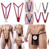 Aliexpress Amazon Masculino Vários Multicor Brinquedos Sexuais Roupa Íntima Transparente Peça Única Tanga em Formato de Pênis em V