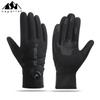 Guantes de exterior para hombre invierno cálido terciopelo interruptor antideslizante a prueba de viento impermeable conducción motocicleta invierno mujer